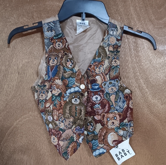 Baby baby teddy bear vest - Picture 1 of 4